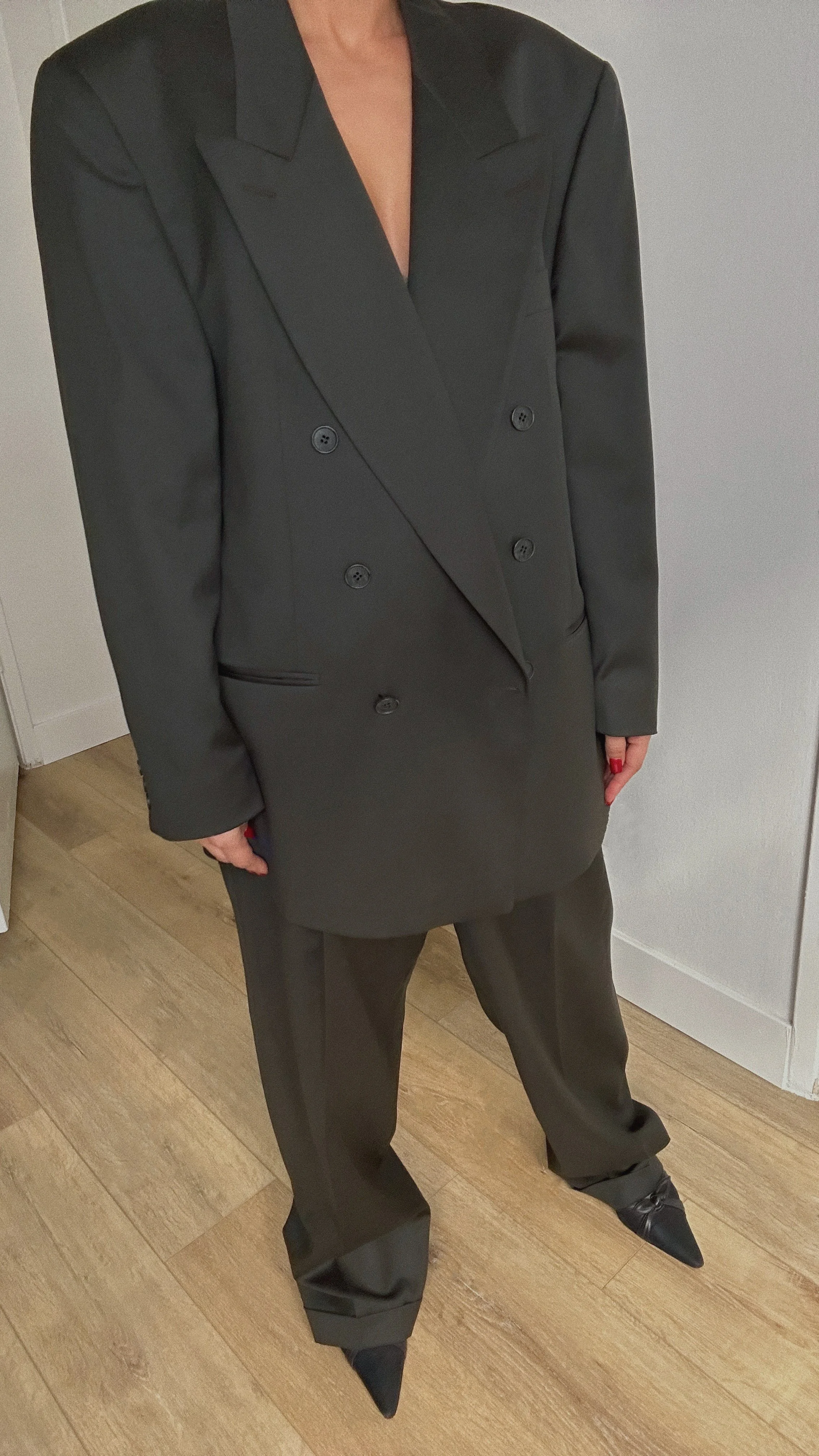 YVES SAINT LAURENT double set up/suit Vintage Yves Saint Laurent